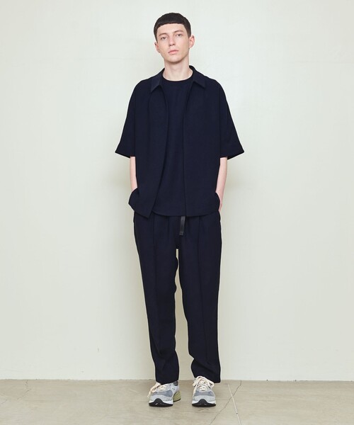 UNITED ARROWS & SONS by DAISUKE OBANA（ユナイテッドアローズアンドサンズバイダイスケオバナ）の「＜UNITED ARROWS & SONS by DAISUKE OBANA＞ Ⅰ D/SSL COACH SHIRTS/ショートスリーブシャツ（シャツ/ブラウス・メンズ・ネイビー/ブラック・L/M/S）」の3枚目の写真