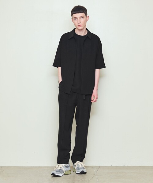 UNITED ARROWS & SONS by DAISUKE OBANA（ユナイテッドアローズアンドサンズバイダイスケオバナ）の「＜UNITED ARROWS & SONS by DAISUKE OBANA＞ Ⅰ D/SSL COACH SHIRTS/ショートスリーブシャツ（シャツ/ブラウス・メンズ・ネイビー/ブラック・L/M/S）」の7枚目の写真