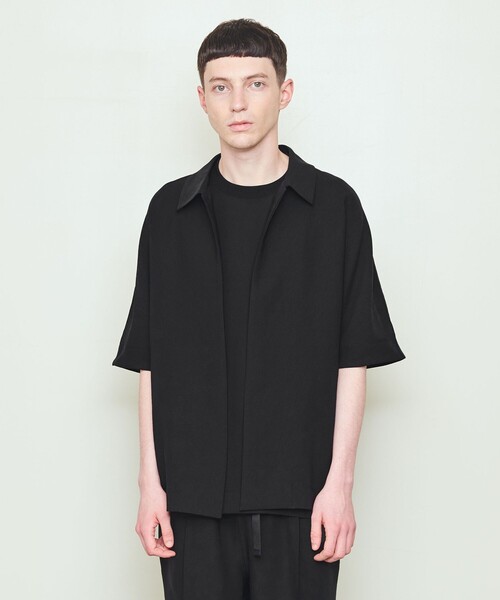 UNITED ARROWS & SONS by DAISUKE OBANA（ユナイテッドアローズアンドサンズバイダイスケオバナ）の「＜UNITED ARROWS & SONS by DAISUKE OBANA＞ Ⅰ D/SSL COACH SHIRTS/ショートスリーブシャツ（シャツ/ブラウス・メンズ・ネイビー/ブラック・L/M/S）」の8枚目の写真