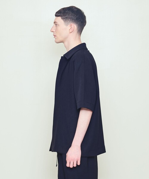 UNITED ARROWS & SONS by DAISUKE OBANA（ユナイテッドアローズアンドサンズバイダイスケオバナ）の「＜UNITED ARROWS & SONS by DAISUKE OBANA＞ Ⅰ D/SSL COACH SHIRTS/ショートスリーブシャツ（シャツ/ブラウス・メンズ・ネイビー/ブラック・L/M/S）」の10枚目の写真