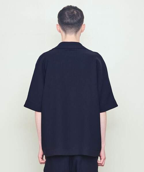 UNITED ARROWS & SONS by DAISUKE OBANA（ユナイテッドアローズアンドサンズバイダイスケオバナ）の「＜UNITED ARROWS & SONS by DAISUKE OBANA＞ Ⅰ D/SSL COACH SHIRTS/ショートスリーブシャツ（シャツ/ブラウス・メンズ・ネイビー/ブラック・L/M/S）」の11枚目の写真