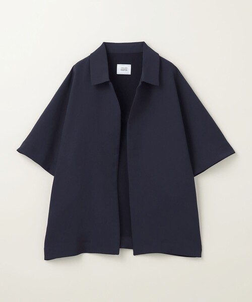 UNITED ARROWS & SONS by DAISUKE OBANA（ユナイテッドアローズアンドサンズバイダイスケオバナ）の「＜UNITED ARROWS & SONS by DAISUKE OBANA＞ Ⅰ D/SSL COACH SHIRTS/ショートスリーブシャツ（シャツ/ブラウス・メンズ・ネイビー/ブラック・L/M/S）」の12枚目の写真