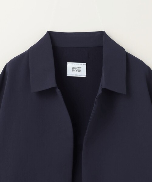UNITED ARROWS & SONS by DAISUKE OBANA（ユナイテッドアローズアンドサンズバイダイスケオバナ）の「＜UNITED ARROWS & SONS by DAISUKE OBANA＞ Ⅰ D/SSL COACH SHIRTS/ショートスリーブシャツ（シャツ/ブラウス・メンズ・ネイビー/ブラック・L/M/S）」の14枚目の写真