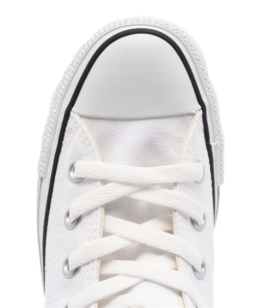 CONVERSE（コンバース）の「converse コンバース CANVAS ALL STAR COLORS HI キャンバス オールスター カラーズ ハイ 32664380 WHT/BLK（スニーカー・メンズ・ホワイト系その他・10h/9h/7h/7/9/8h/8/5/3h/4/5h/6h/4h/3）」の5枚目の写真