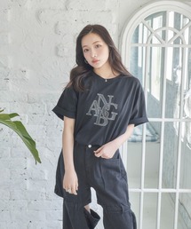 ANDGEEBEE | UNISEX デニムパッチTシャツ(Tシャツ/カットソー)