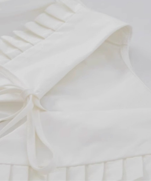 スイートカラー白シャツ Sweet Collar White Shirt（シャツ/ブラウス）｜LA POMME petit（ラポミ・プチ）