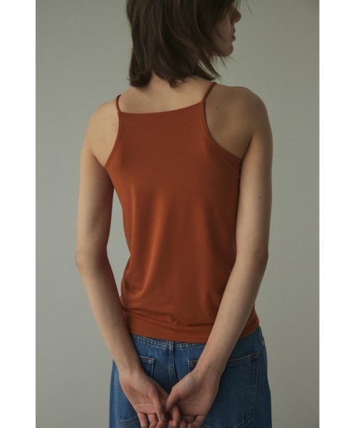BLACK BY MOUSSY（ブラックバイマウジー）の「square neck camisole(スクエアネックキャミソール)（キャミソール・レディース・ブラック/ライトカーキ/オレンジ・1/2）」の19枚目の写真