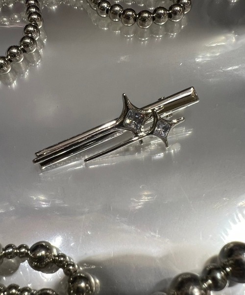 almo（アルモ）の「クロスダイヤスターヘアピン(BQ)（ヘアピン・レディース・シルバー・FREE）」の10枚目の写真