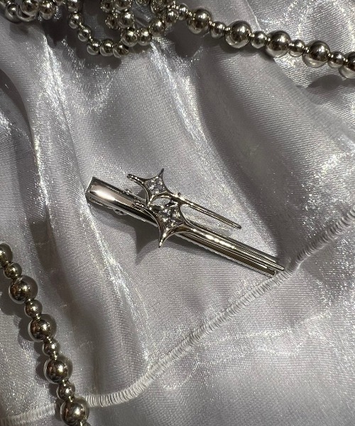 almo（アルモ）の「クロスダイヤスターヘアピン(BQ)（ヘアピン・レディース・シルバー・FREE）」の11枚目の写真