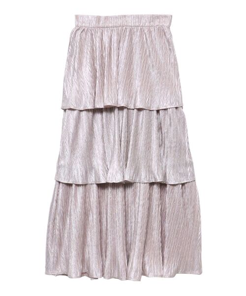 CALNAMUR(カルナムール)の「グリッターティアードスカート(スカート・レディース・シルバー/ピンク/グリーン・SMALL/MEDIUM)」の6枚目の写真