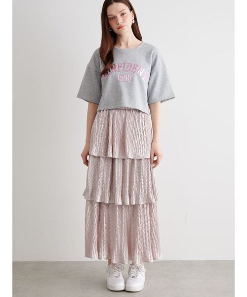 CALNAMUR(カルナムール)の「グリッターティアードスカート(スカート・レディース・シルバー/ピンク/グリーン・SMALL/MEDIUM)」の17枚目の写真