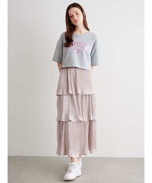 CALNAMUR(カルナムール)の「グリッターティアードスカート(スカート・レディース・シルバー/ピンク/グリーン・SMALL/MEDIUM)」の22枚目の写真