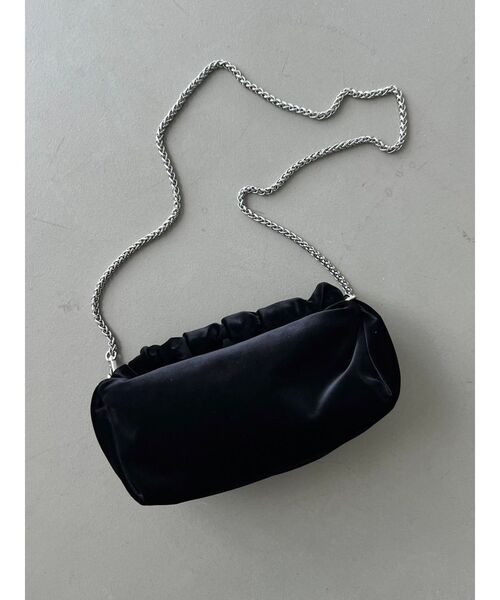 【セール】ギャザーハンドポーチバッグ（ハンドバッグ）｜EMODA（エモダ）