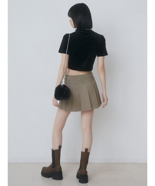 EMODA(エモダ)の「ギャザーハンドポーチバッグ(ハンドバッグ・レディース・カーキ/グレー/ブラック・FREE)」の12枚目の写真