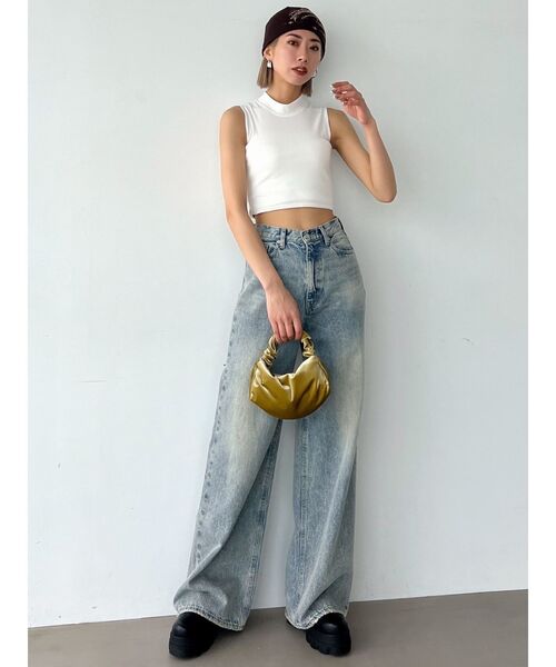 EMODA(エモダ)の「ギャザーハンドポーチバッグ(ハンドバッグ・レディース・カーキ/グレー/ブラック・FREE)」の19枚目の写真