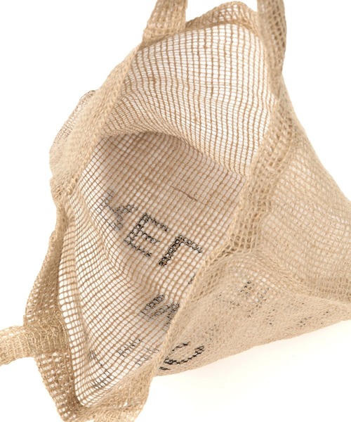 MAISON BENGAL(マイソンベンガル)の「【MAISON BENGAL】ジュートロゴトートバッグ(トートバッグ・レディース・ブラック/ベージュ・FREE)」の11枚目の写真