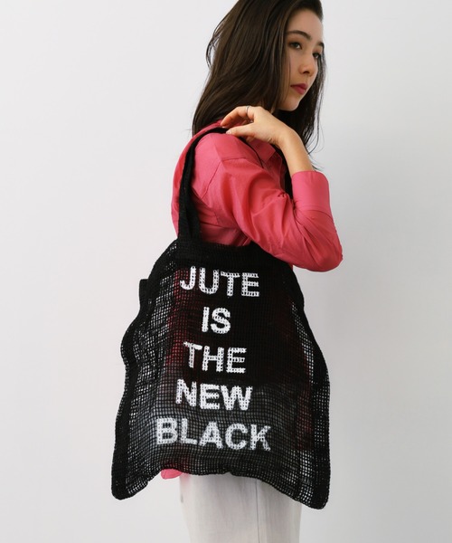 MAISON BENGAL(マイソンベンガル)の「【MAISON BENGAL】ジュートロゴトートバッグ(トートバッグ・レディース・ブラック/ベージュ・FREE)」の17枚目の写真