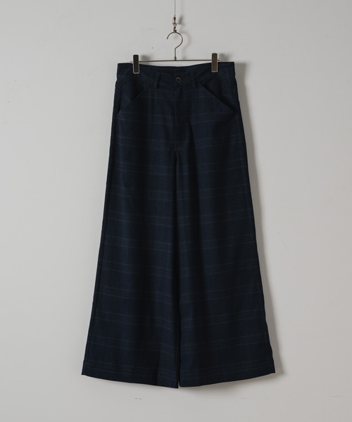 CASPER JOHN(キャスパージョン)の「Check baggy slacks/チェックバギースラックス(スラックス・メンズ・ネイビー/ブラウン/グレー・LARGE/MEDIUM/SMALL/X-SMALL)」の13枚目の写真