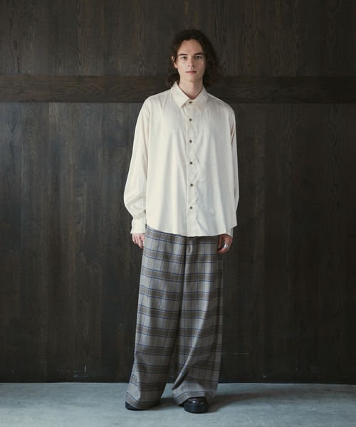 CASPER JOHN（キャスパージョン）の「Check baggy slacks/チェック