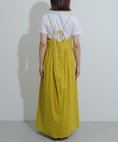 SENSE OF PLACE by URBAN RESEARCH（センスオブプレイスバイアーバンリサーチ）の「インドジャガードキャミワンピース（ワンピース・レディース・オフホワイト/イエロー/ブラック・S/ONE）」の16枚目の写真