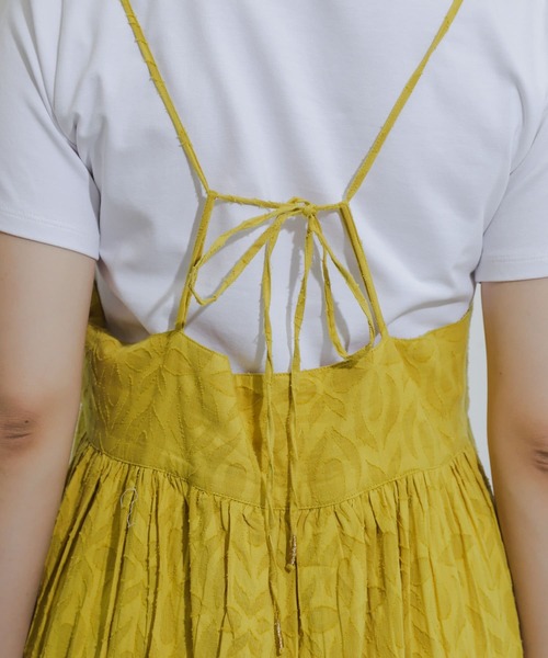 SENSE OF PLACE by URBAN RESEARCH（センスオブプレイスバイアーバンリサーチ）の「インドジャガードキャミワンピース（ワンピース・レディース・オフホワイト/イエロー/ブラック・S/ONE）」の17枚目の写真