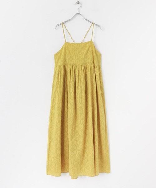 SENSE OF PLACE by URBAN RESEARCH（センスオブプレイスバイアーバンリサーチ）の「インドジャガードキャミワンピース（ワンピース・レディース・オフホワイト/イエロー/ブラック・S/ONE）」の20枚目の写真