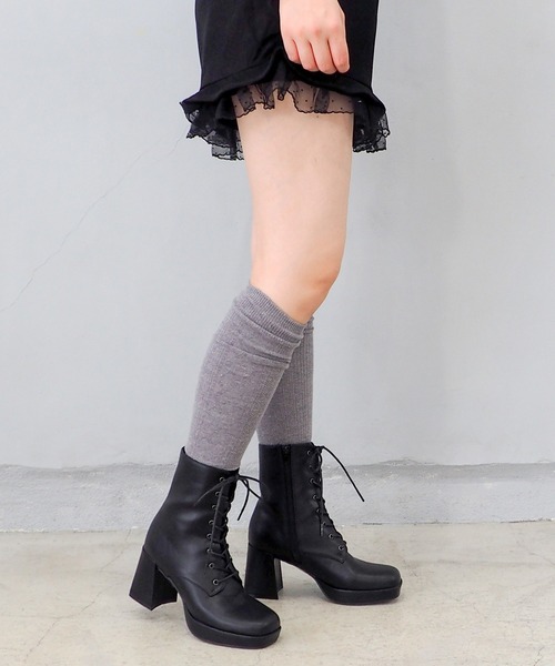 サイズ豊富◇NINE WEST◇E厚底ブーツ 厚底ブーツ ショートブーツ 靴 シューズ カジュアル レディース