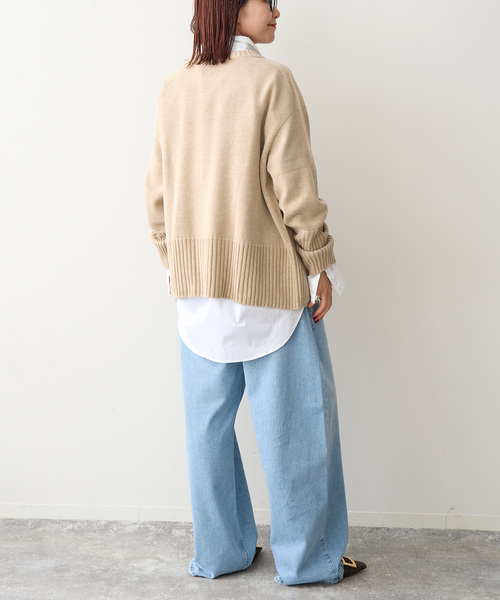 ≪WEB+一部店舗限定追加≫バルキーヤーン ロングリブ プル