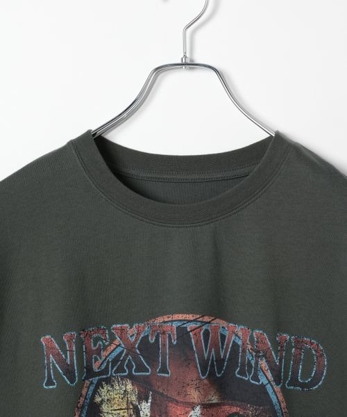 PBLIM（ページボーイリム）の「PBLIM/ロックバンドＴ（Tシャツ/カットソー・レディース・ネイビー/グレイッシュベージュ/チャコールグレー・SMALL/MEDIUM）」の21枚目の写真