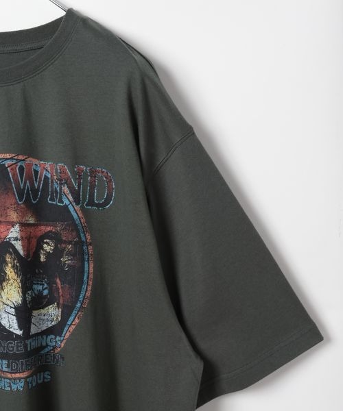 PBLIM（ページボーイリム）の「PBLIM/ロックバンドＴ（Tシャツ/カットソー・レディース・ネイビー/グレイッシュベージュ/チャコールグレー・SMALL/MEDIUM）」の22枚目の写真