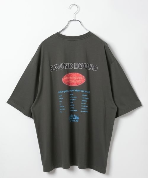 PBLIM（ページボーイリム）の「PBLIM/ロックバンドＴ（Tシャツ/カットソー・レディース・ネイビー/グレイッシュベージュ/チャコールグレー・SMALL/MEDIUM）」の17枚目の写真