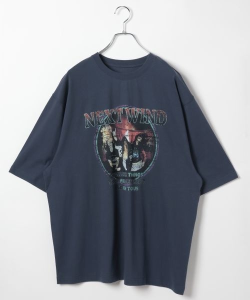 PBLIM（ページボーイリム）の「PBLIM/ロックバンドＴ（Tシャツ/カットソー・レディース・ネイビー/グレイッシュベージュ/チャコールグレー・SMALL/MEDIUM）」の20枚目の写真