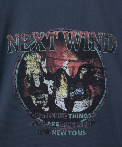 PBLIM（ページボーイリム）の「PBLIM/ロックバンドＴ（Tシャツ/カットソー・レディース・ネイビー/グレイッシュベージュ/チャコールグレー・SMALL/MEDIUM）」の9枚目の写真