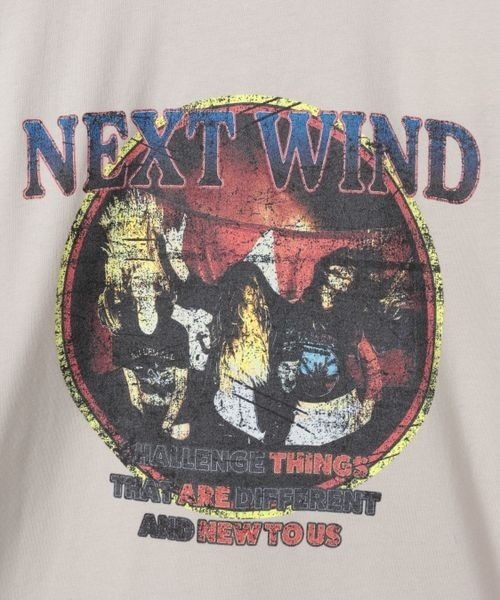 PBLIM（ページボーイリム）の「PBLIM/ロックバンドＴ（Tシャツ/カットソー・レディース・ネイビー/グレイッシュベージュ/チャコールグレー・SMALL/MEDIUM）」の13枚目の写真