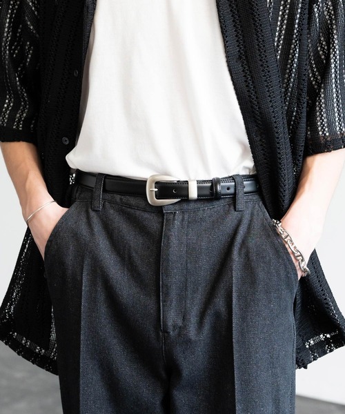 Rocky Monroe（ロッキーモンロー）の「アソート本革レザーベルト（ベルト・メンズ・C/D/E/F/A/H/J/O/K/L/M/N/B/G/I・FREE）」の3枚目の写真