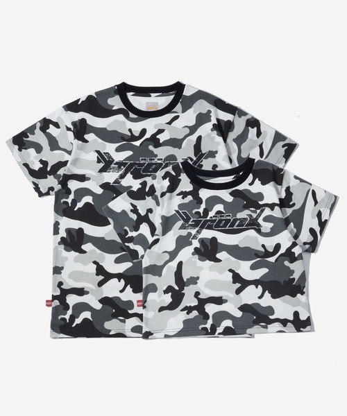 WHO'S WHO gallery(フーズフーギャラリー)の「【KOOKY'N/クーキー】BRONXヴィンテージライクロゴTEE(Tシャツ/カットソー・レディース・チャコールグレー/ネイビー/アッシュグレー/ブラック/パープル/サックスブルー/オフホワイト/グレー/カーキ・X-LARGE/MEDIUM/X-SMALL)」の5枚目の写真