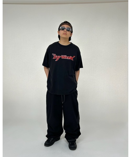 新品 未開封kooky zoo ノースリーブtシャツ ブラック セール】【KOOKY'N/クーキー】BRONXヴィンテージライクロゴTEE