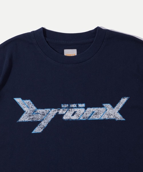 WHO'S WHO gallery(フーズフーギャラリー)の「【KOOKY'N/クーキー】BRONXヴィンテージライクロゴTEE(Tシャツ/カットソー・レディース・チャコールグレー/ネイビー/アッシュグレー/ブラック/パープル/サックスブルー/オフホワイト/グレー/カーキ・X-LARGE/MEDIUM/X-SMALL)」の16枚目の写真