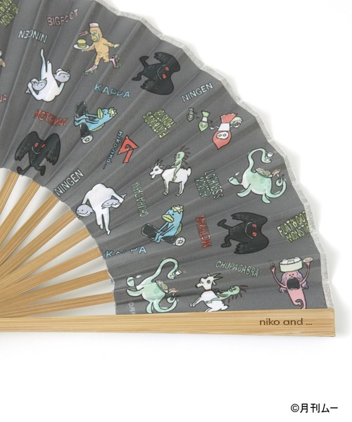 niko and（ニコアンド）の「【月刊ムー】コラボ 扇子（扇子/うちわ