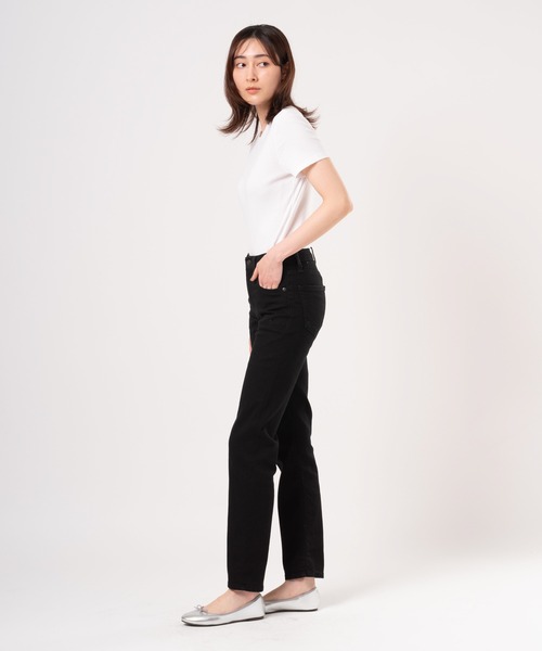 セール】Levi's/リーバイス 724 ハイライズ ストレート ブラック