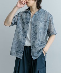 SENSE OF PLACE by URBAN RESEARCH | シアープリントオープンカラーショートスリーブシャツ(シャツ/ブラウス)