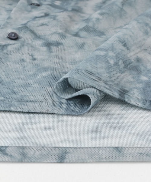 SENSE OF PLACE by URBAN RESEARCH(センスオブプレイスバイアーバンリサーチ)の「シアープリントオープンカラーショートスリーブシャツ(シャツ/ブラウス・メンズ・ブラック/グリーン/ブルー・LARGE/MEDIUM)」の7枚目の写真