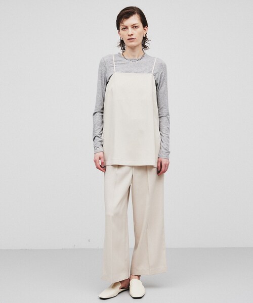 cloenc（クロエンス）の「◆【手洗い可／セットアップ】タックストレートパンツ（その他パンツ・レディース・ライトグレー/ダークグレー/ライトベージュ・01/02/03）」の11枚目の写真