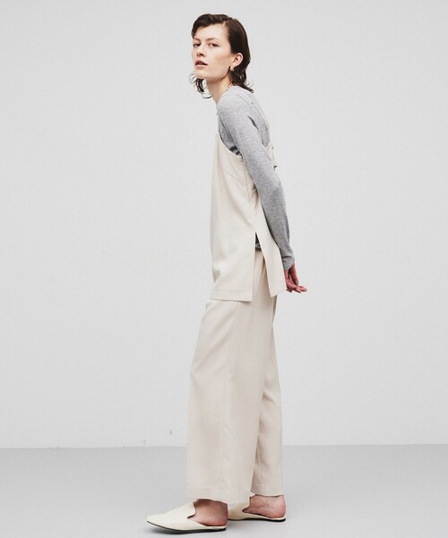 cloenc（クロエンス）の「◆【手洗い可／セットアップ】タックストレートパンツ（その他パンツ・レディース・ライトグレー/ダークグレー/ライトベージュ・01/02/03）」の12枚目の写真