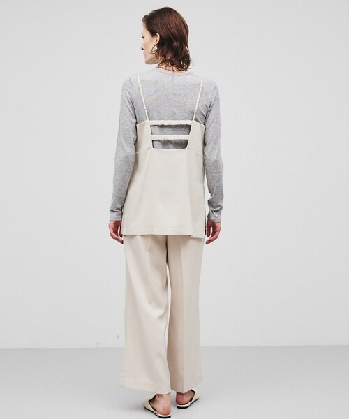 cloenc（クロエンス）の「◆【手洗い可／セットアップ】タックストレートパンツ（その他パンツ・レディース・ライトグレー/ダークグレー/ライトベージュ・01/02/03）」の13枚目の写真