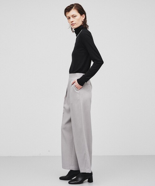 cloenc（クロエンス）の「◆【手洗い可／セットアップ】タックストレートパンツ（その他パンツ・レディース・ライトグレー/ダークグレー/ライトベージュ・01/02/03）」の19枚目の写真