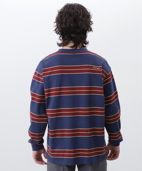 MANASTASH(マナスタッシュ)の「MANASTASH/マナスタッシュ/ABERDEEN L/S TEE/アバディーンロングスリーブT(Tシャツ/カットソー・メンズ・ネイビー/ホワイト/ブラック・XL/L/M/S)」の8枚目の写真