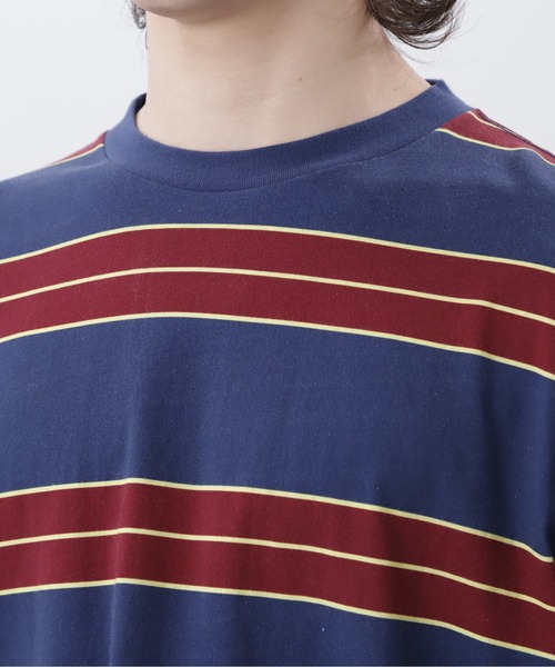 MANASTASH(マナスタッシュ)の「MANASTASH/マナスタッシュ/ABERDEEN L/S TEE/アバディーンロングスリーブT(Tシャツ/カットソー・メンズ・ネイビー/ホワイト/ブラック・XL/L/M/S)」の7枚目の写真