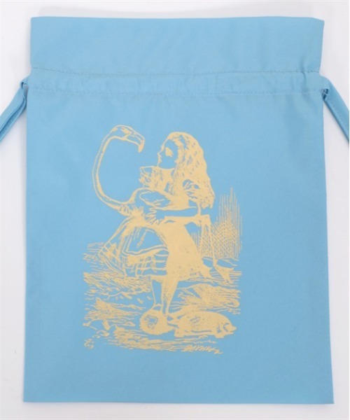 axes femme（アクシーズファム）の「アリス巾着２枚セット（ポーチ・レディース・ブラック/ブルー・FREE）」の7枚目の写真