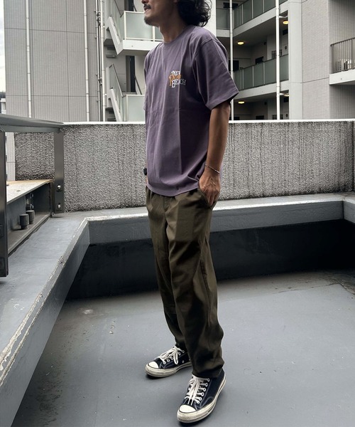 ムラサキスポーツ(ムラサキスポーツ)の「WEST CO LIFE/ウエストコライフ WCTシャツ【レタリング】 MOWC24SM005(Tシャツ/カットソー・メンズ・ライトパープル/ブラック/ホワイト・L/M)」の14枚目の写真